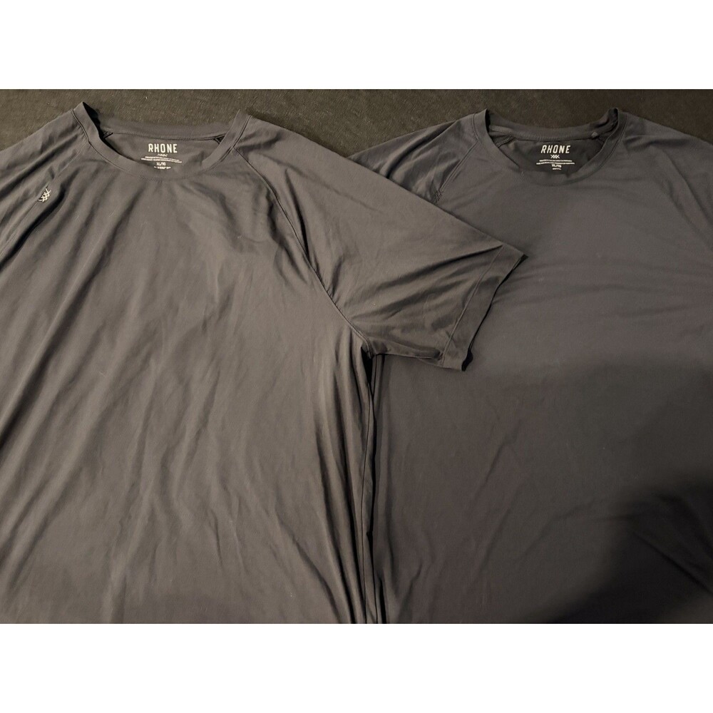 Lots of 2 Rhone Shirt Mens XL Black Classic Performance Athletic Training Reign - Picture 5 of 11